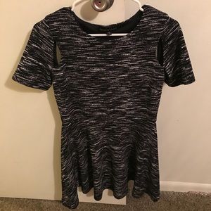 Black and white dress